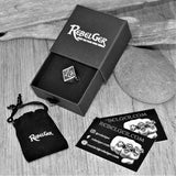 LUCKY 13 SILVER SKULL RING - Rebelger.com