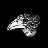 RAVEN HEAD RING - Rebelger.com
