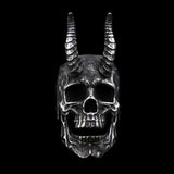 HORNED SKULL RING