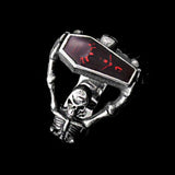 RUBY COFFIN SKULL RING - Rebelger.com