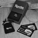 SILVER SAINT SKULL RING - Rebelger.com