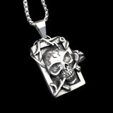 SKULL AND ROSES NECKLACE - Rebelger.com