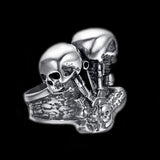 SKULL ENGINE RING - Rebelger.com