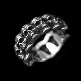 SKULL HEADS RING - Rebelger.com