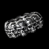 SKULL HEADS RING - Rebelger.com
