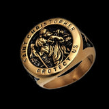 ST CHRISTOPHER RING - Rebelger.com