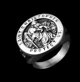 ST CHRISTOPHER RING - Rebelger.com