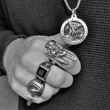 ST MICHAEL PROTECT US NECKLACE - Rebelger.com