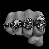 THINKING SKULL RING - Rebelger.com