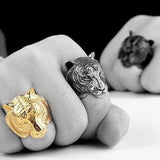 TIGER HEAD RING - Rebelger.com