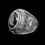 TOTEM GEMSTONE RING - Rebelger.com