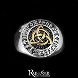 TRIQUETRA VIKING RING - Rebelger.com
