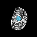 TURQUOISE EAGLE RING - Rebelger.com