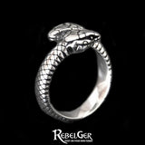 TWO HEADED SNAKE RING - Rebelger.com