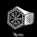 VIKING COMPASS RING - Rebelger.com