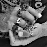 XIII ROMAN SILVER RING - Rebelger.com