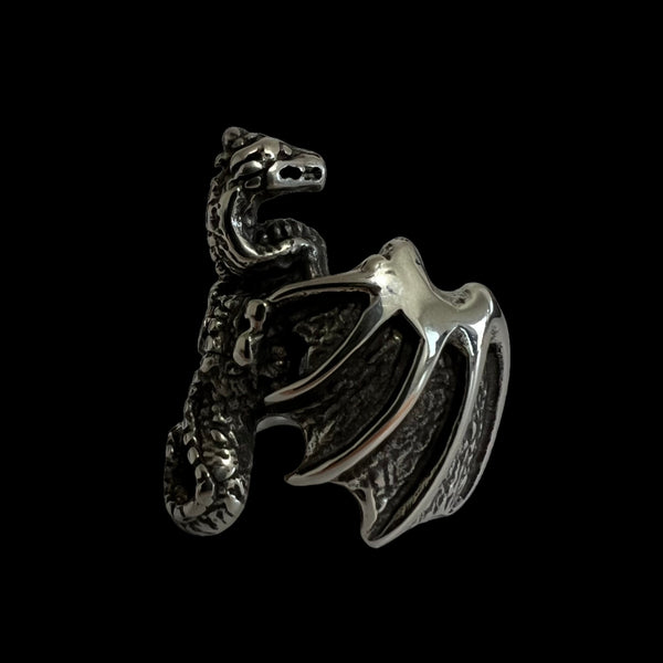 Dragon Wrapped Wings Ring