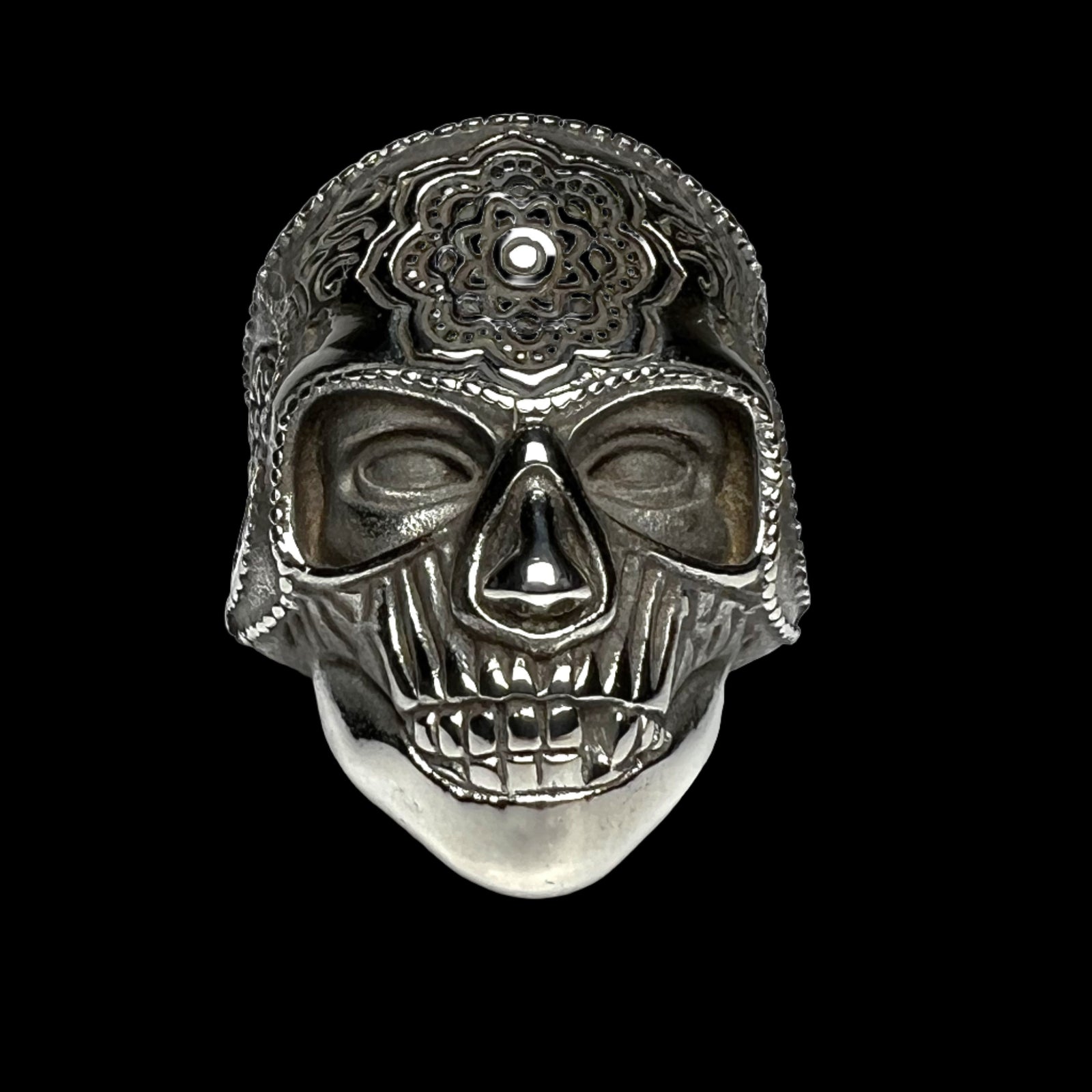 De Los Muertos Skull Ring