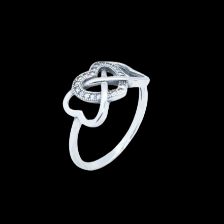 Infinity Hearts 925 Silver Ring