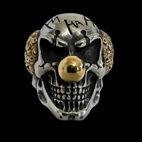 Killer Clown Skull Ring