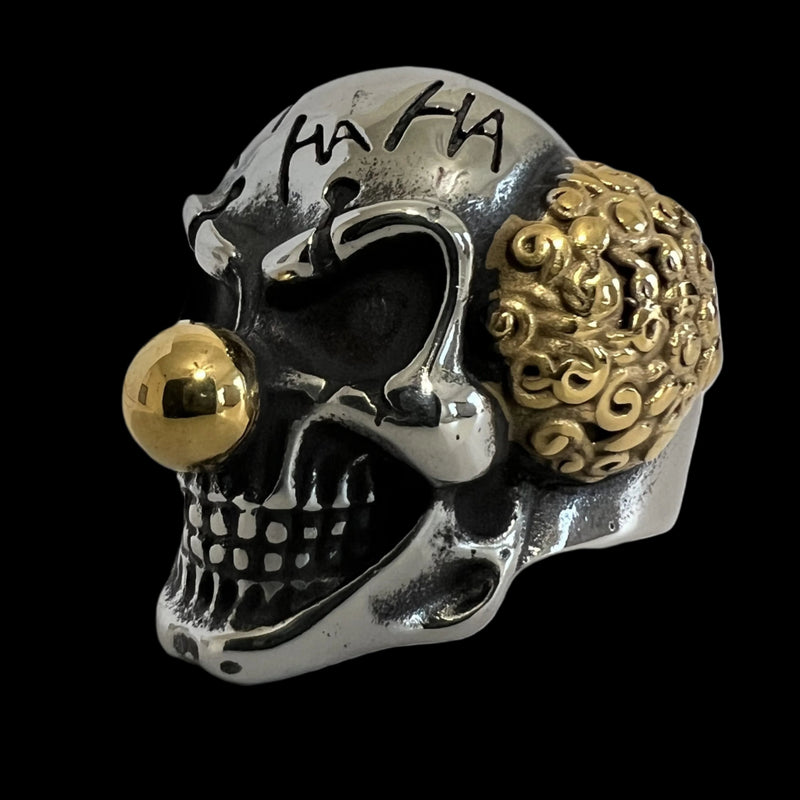 Killer Clown Skull Ring