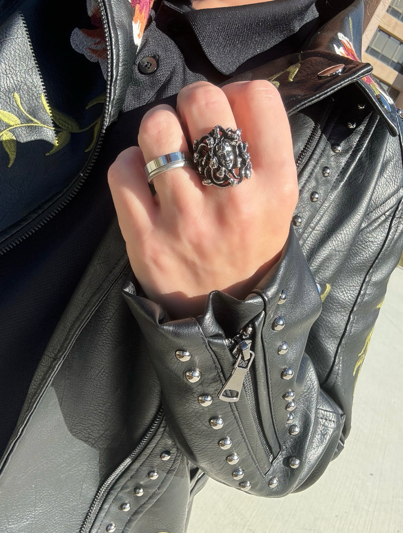 Medusa Snake Ring