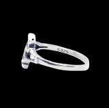 Mini Anchor 925 Silver Ring