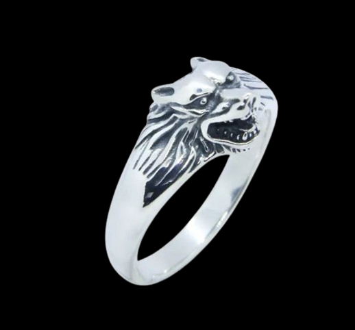 Mini Werewolf 925 Silver Ring