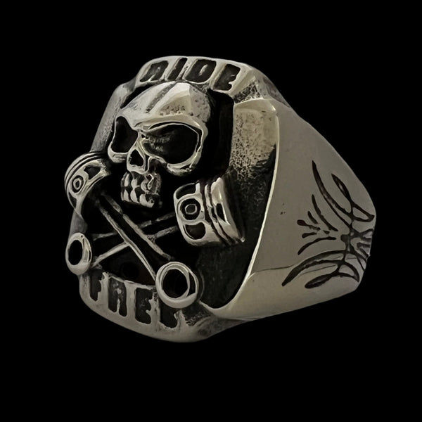 Ride Free Biker Ring