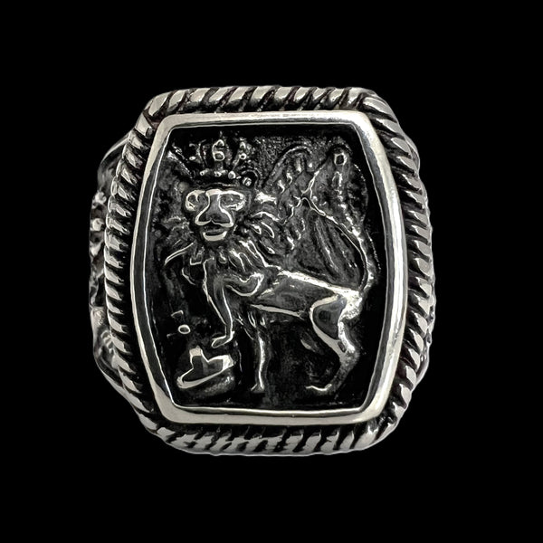 Royal Lion Crown Ring