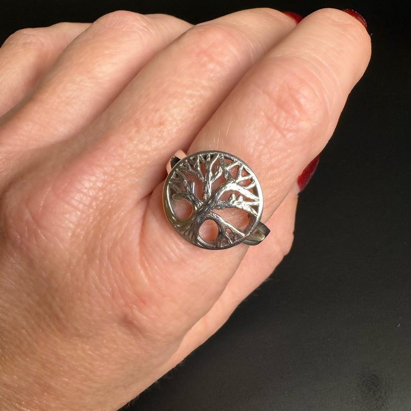 Tree of Life 925 Silver Ring