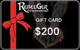 Electronic Gift Card - Rebelger.com