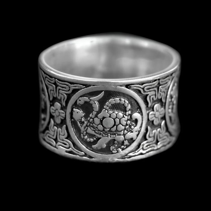Chinese Symbols 925 Silver Ring