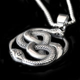 Crossed Snake Necklace