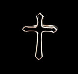 Black Christ Cross Ring