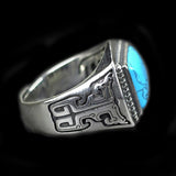 925S Silver Navajo Stone Ring