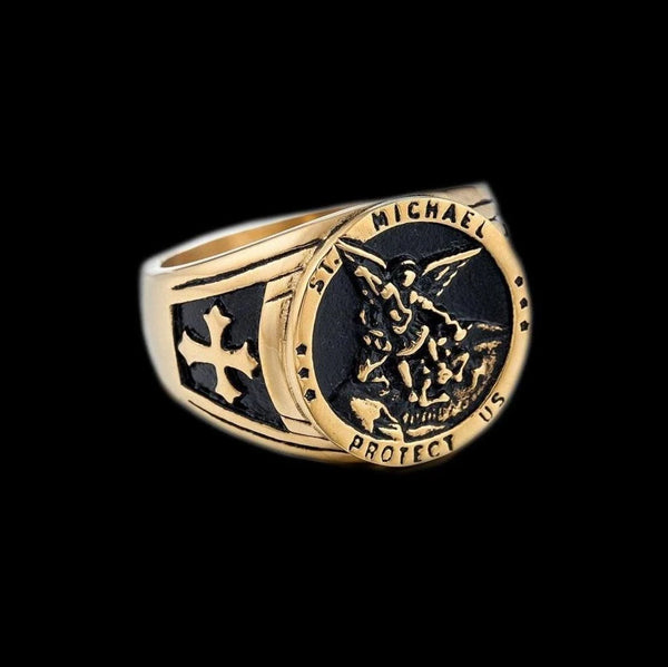 St Michael Protect Us Ring