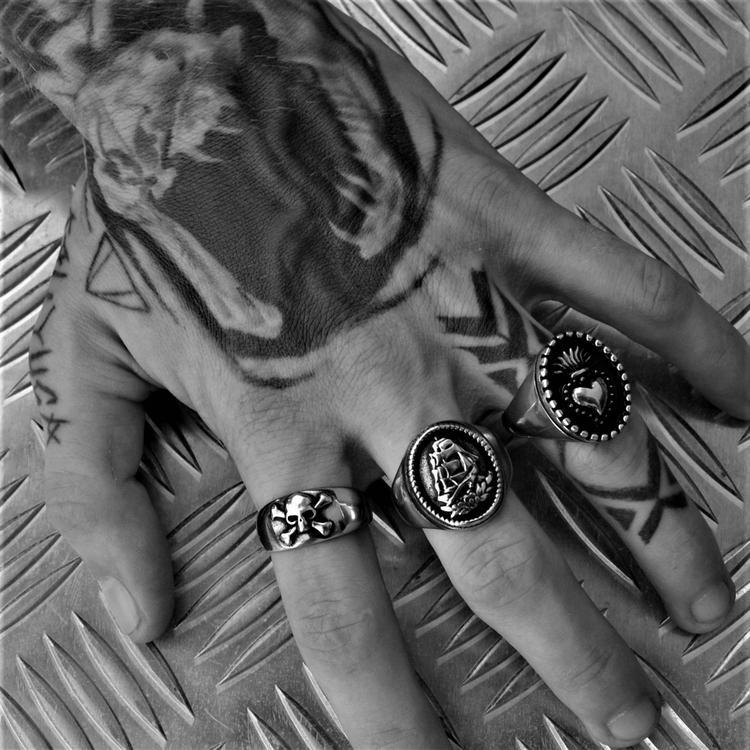 Antique Cross Bone Ring