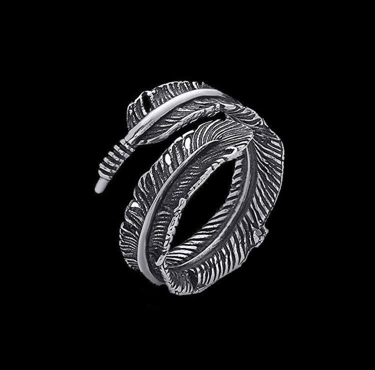 FEATHER WRAP RING - Rebelger.com