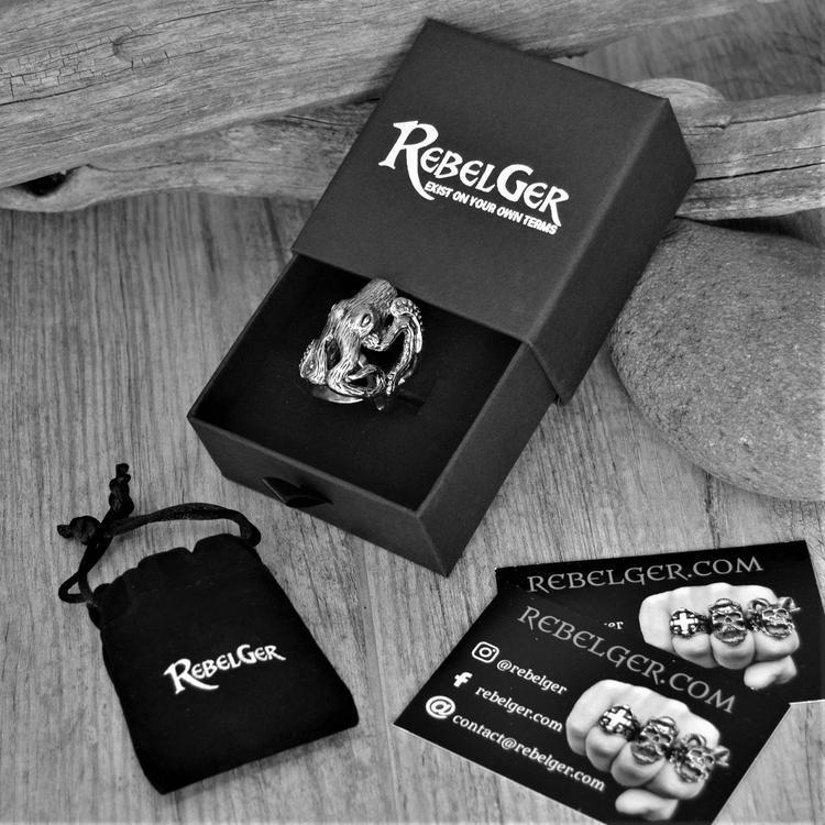 KRAKEN OCTOPUS RING - Rebelger.com