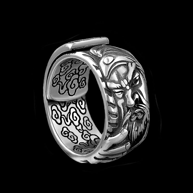Kuan Kung God of War 925 Silver Ring