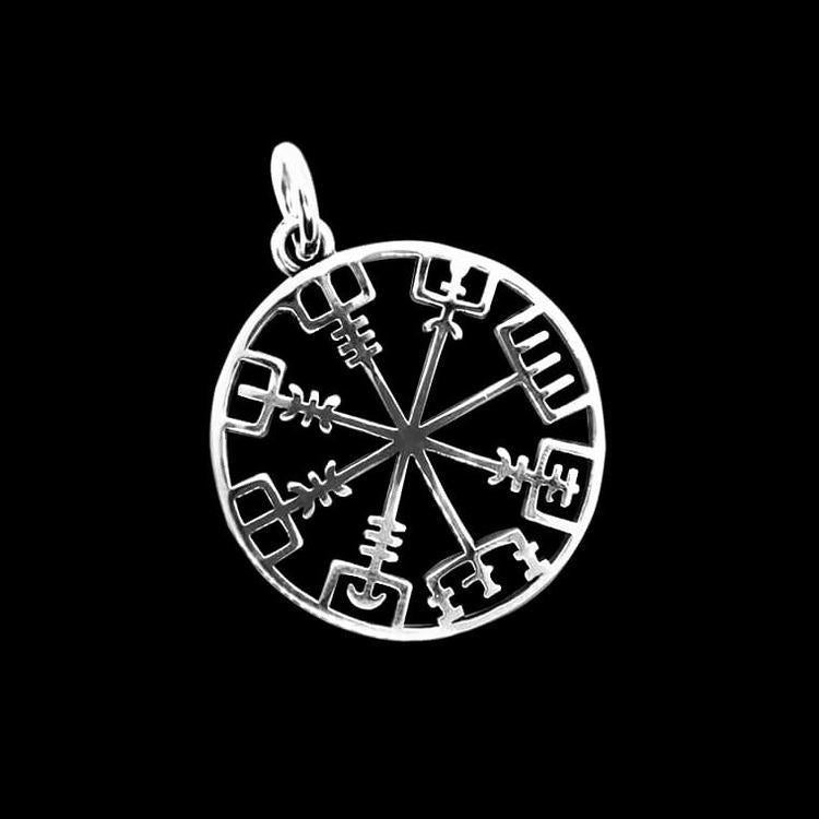 VEGVISIR COMPASS NECKLACE - Rebelger.com
