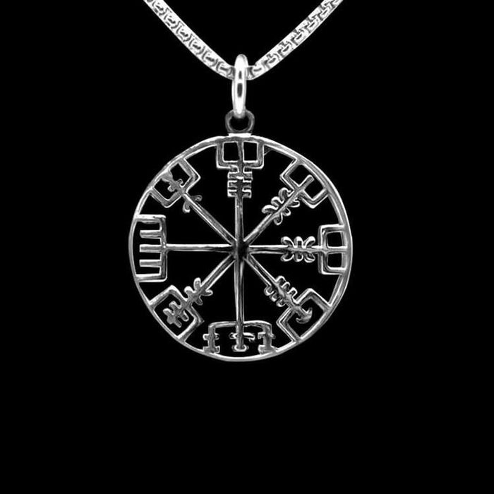 VEGVISIR COMPASS NECKLACE - Main Image